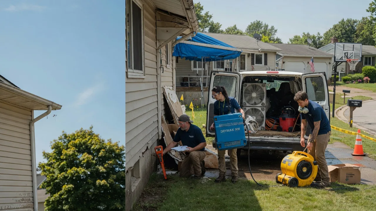 Ceiling Leak Cleanup in Central City, PA near me